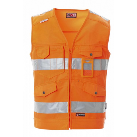 Gilet sans manches Haute Visibilité MASTER - Fermeture Zip - effet jean Payperwear - 8