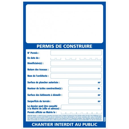 PANNEAUX DE CHANTIER ALVÉOLAIRE 1200X800 MM  - 1