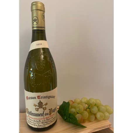 CHATEAU NEUF DU PAPE MAISON TRINTIGNANT BLANC AOC 2019  - 4