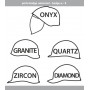 Porte- Badge universel pour casque de chantier Delta Absigns  - 4