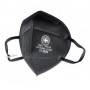 Masque FFP2 NR CE Noir avec élastique et attache plastique de fixation boite de 30 masques  - 16