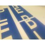 Bande thermocollante préfabriqué Zone Bleue-2m  Lot de 5 pièces  - 6