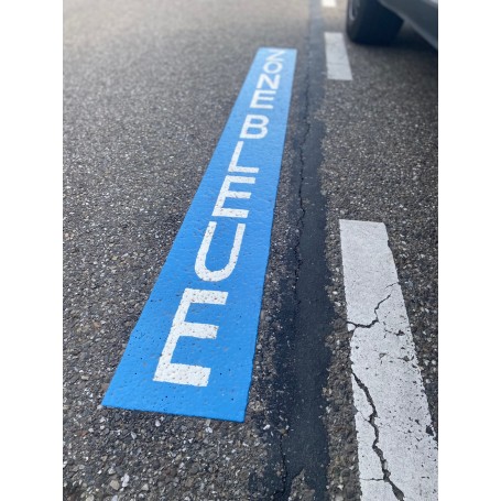 Bande thermocollante préfabriqué Zone Bleue - 5m Lot de 1 pièce  - 11