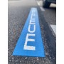 Bande thermocollante préfabriqué Zone Bleue -2m  Lot de 5 pièces  - 11