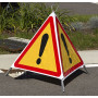 Tripode de signalisation 3 faces pliable AK5 & AK14 -  700 mm - Danger travaux  - 5