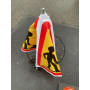 Tripode de signalisation 3 faces pliable AK5 & AK14 -  700 mm - Danger travaux  - 9