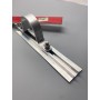 Rail de fixation et de renfort adhésif ou non pour panneau plat - Profil alu canal M8  - 3