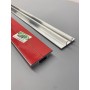 Rail de fixation et de renfort adhésif ou non pour panneau plat - Profil alu canal M8  - 1