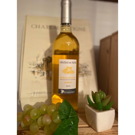 COTEAUX DU LAYON BLANC 0.75 L 2014 GERARD DEPARDIEU  - 4