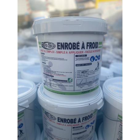 Enrobé à froid ou Macadam noir Rapid -Seau Absigns 25 Kg réparation nids de poules ABSigns - 13