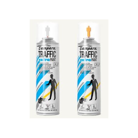 PEINTURE TRAÇAGE AU SOL AMPÈRE TRAFFIC EXTRA ABSIGNS AÉROSOL  - 4