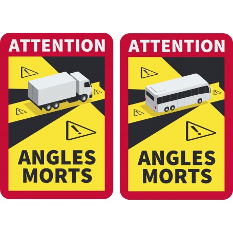 Panneau de signalisation d'angles morts Autocar : achetez au meilleur prix  sur Proteclight