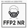Masque FFP2 NR Faciaux filtrants RM201 CE 2834 lot de 2  - 8