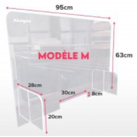 Plexiglas de protection sanitaire - Hygiaphone AB-HYGIA - M PAYSAGE  - 5
