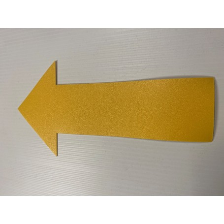 Marquage adhésif pour le sol flèche jaune RAL 1003 en sachet de 10 pièces  - 7