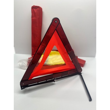 Kit sécurité triangle avec gilet pour voiture sans permis